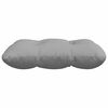 vidaXL Coussins de siège 4 pcs Gris nuage 45 x 45 x 12 cm tissu