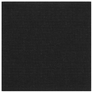 vidaXL T&ecirc;te de lit murale 12 pcs Noir 30 x 30 cm tissu
