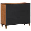 vidaXL Buffet avec porte Marron 90 x 33 x 75 cm Bois de mangue massif