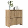 vidaXL Buffet Chêne artisanal 70 x 41 x 75 cm Bois d'ingénierie