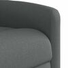 vidaXL Fauteuil inclinable de massage &eacute;lectrique gris fonc&eacute; tissu