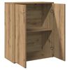 vidaXL Buffet ch&ecirc;ne artisanal 60x30x75 cm bois d'ing&eacute;nierie