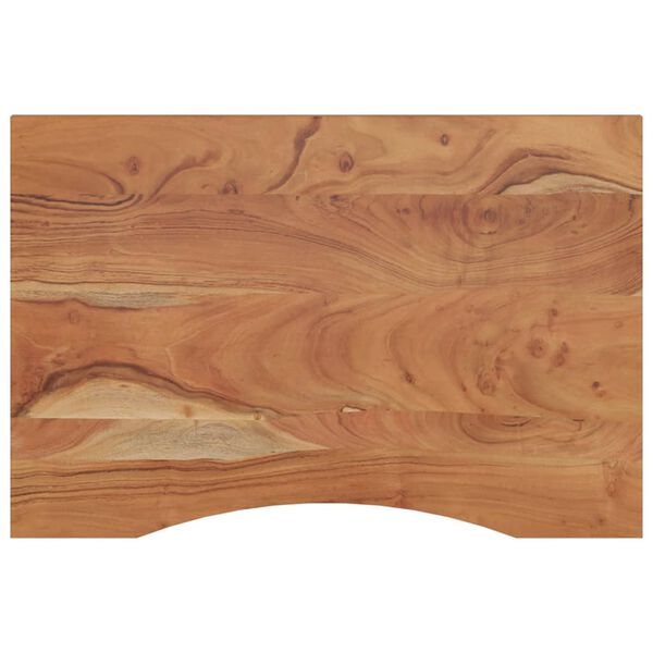 vidaXL Dessus de bureau 100x60x2,5 cm rectangulaire bois massif acacia