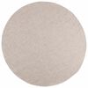 vidaXL Tapis de surface Rond HUARTE Cr&egrave;me &Oslash; 200 CM Polyester