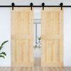 vidaXL Porte NARVIK 85x210 cm bois massif de pin