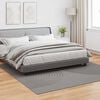 vidaXL Tapis de surface Carr&eacute; HUARTE Gris 240 x 240 cm Polyester