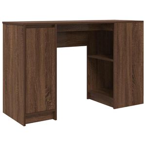 vidaXL Bureau ch&ecirc;ne marron 120x42x76 cm bois d'ing&eacute;nierie