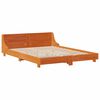 vidaXL Cadre de lit sans matelas cire marron 150x200cm bois pin massif
