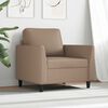 vidaXL Fauteuil Cappuccino 60 cm Similicuir