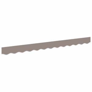 vidaXL Remplacement de lambrequin Gris clair 230 x 20 cm Polyester