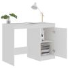 vidaXL Bureau Blanc 100x50x76 cm Bois d'ing&eacute;nierie