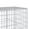 vidaXL Panier gabion avec couvercle 800x100x100 cm fer galvanisé