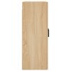 vidaXL Armoires murales 2 pcs ch&ecirc;ne sonoma bois d'ing&eacute;nierie