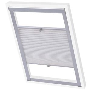 vidaXL Store pliss&eacute; Blanc M06/306