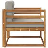 vidaXL Sofa de milieu ext&eacute;rieur Bois d'Acacia Massif Naturel