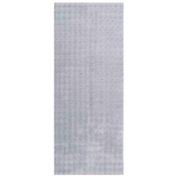 vidaXL Tapis de surface Rectangulaire HUARTE Gris 150 x 80 cm