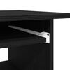 vidaXL Bureau ch&ecirc;ne noir 80x45x74 cm bois d'ing&eacute;nierie