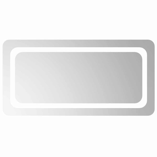 vidaXL Miroir de salle de bain &agrave; LED 80x40 cm