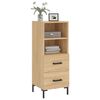 vidaXL Buffet Ch&ecirc;ne sonoma 34,5x34x90 cm Bois d'ing&eacute;nierie