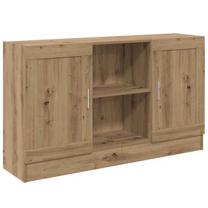 vidaXL Buffet ch&ecirc;ne artisanal 120x30,5x70 cm bois d'ing&eacute;nierie