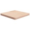 vidaXL Dessus de table carré 50x50x4 cm Bois chêne massif non traité