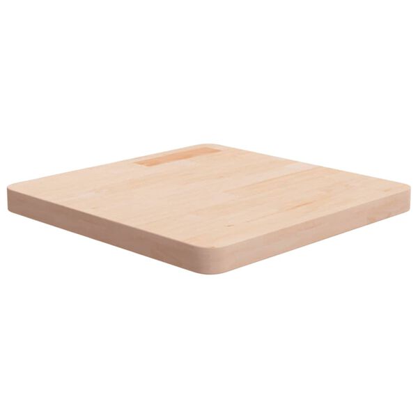 vidaXL Dessus de table carré 50x50x4 cm Bois chêne massif non traité