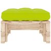 vidaXL Pouf palette de jardin bois de pin impr&eacute;gn&eacute;