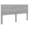 vidaXL Cadre de lit Gris Sonoma 180 x 200 cm Bois de pin massif