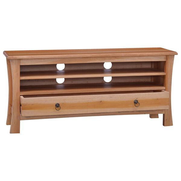 vidaXL Meuble TV 100x30x45 cm Bois d'acajou massif