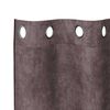 vidaXL Rideaux en velours 2 pcs Marron 175 x 140 cm Velours