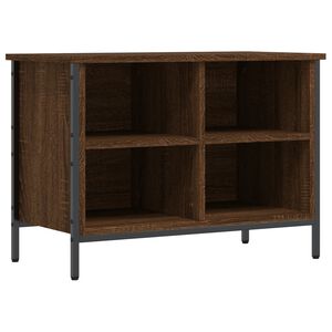vidaXL Armoire &agrave; chaussures ch&ecirc;ne marron 69x35x50 cm bois d'ing&eacute;nierie