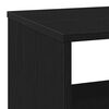 vidaXL Table d'appoint en ch&ecirc;ne noir 70 x 35 x 60 cm Bois d'ing&eacute;nierie