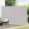 vidaXL Auvent lat&eacute;ral r&eacute;tractable de patio 220x500 cm Gris