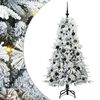 vidaXL Sapin de No&euml;l Artificiel &agrave; Branches Articul&eacute;es Blanc 150 cm