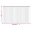 vidaXL Tapis rectangulaire marron fonc&eacute; 60x100 cm bambou