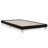 vidaXL Cadre de lit sans matelas noir 100x200 cm bois d'ing&eacute;nierie