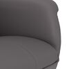 vidaXL Fauteuil inclinable avec repose-pied gris similicuir