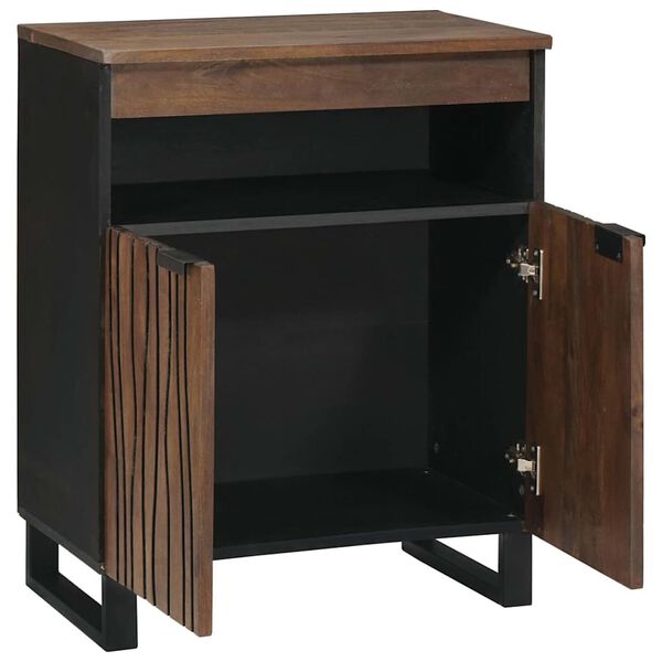 vidaXL Buffet Marron 60 x 33 x 75 cm bois de manguier massif