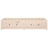 vidaXL Lit de jour 75x190 cm Petit simple Bois de pin massif
