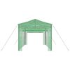 vidaXL Serre avec cadre pop-up avec toit Vert 290 x 430 x 315 cm Fer