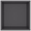vidaXL Meuble TV mural Gris brillant 102x35x35 cm Bois d&rsquo;ing&eacute;nierie