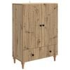 vidaXL Buffet Ch&ecirc;ne artisanal 66 x 34,5 x 95 cm Bois d'ing&eacute;nierie
