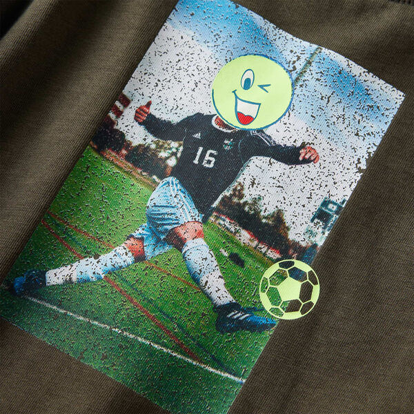 T-shirt enfants &agrave; manches longues kaki 116