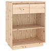 vidaXL Armoire console 60x34x75 cm Bois de pin solide
