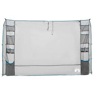 vidaXL Organisateur de tente suspendu Gris et bleu 320 x 182 cm oxford