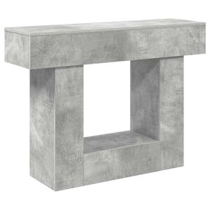 vidaXL Gris B&eacute;ton 101 x 30 x 74 cm