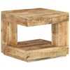 vidaXL Table basse 45x45x40 cm Bois de manguier massif