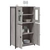 vidaXL Buffet haut sonoma gris 62x32x106,5 cm bois d'ing&eacute;nierie