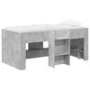 vidaXL Cadre de Lit &Eacute;lev&eacute; pour Enfants 2 pcs B&eacute;ton Bois d'ing&eacute;nierie