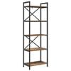 vidaXL &Eacute;tag&egrave;re 5 niveaux 56 x 34 x 171 cm Bois d'ing&eacute;nierie
